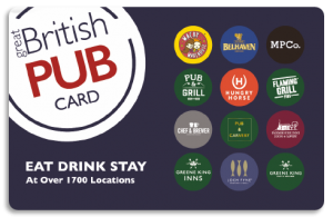 The Great British Pub Giftcard